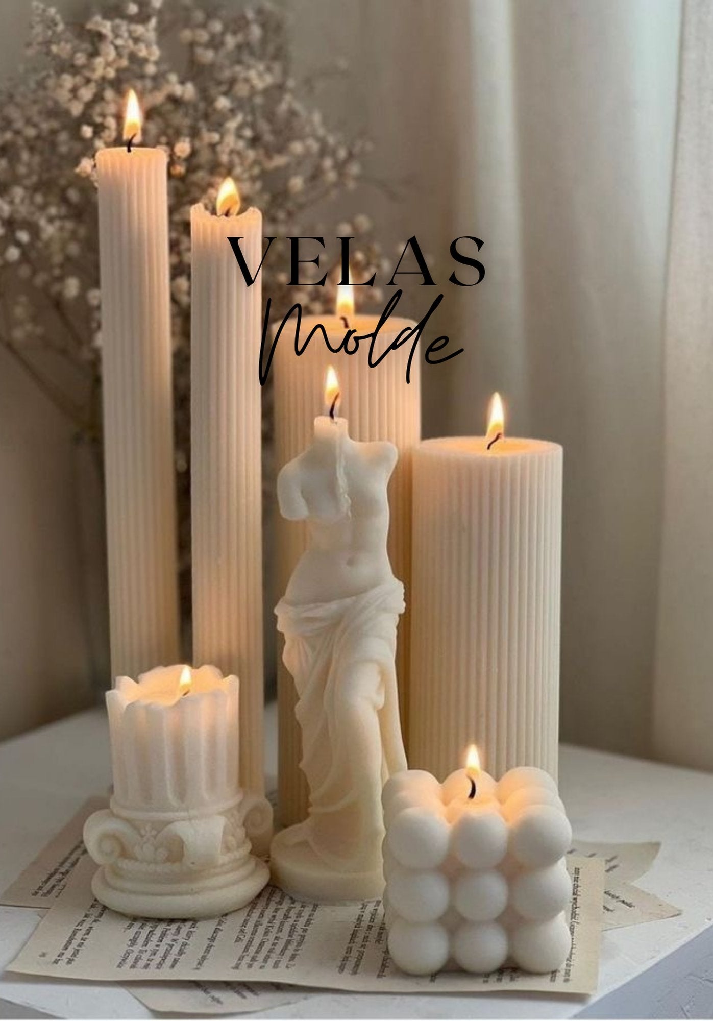 Velas Molde / Pilar.